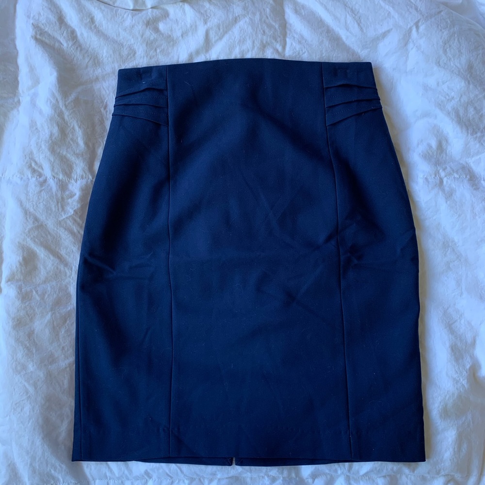 Navy Pencil Skirt - NWT